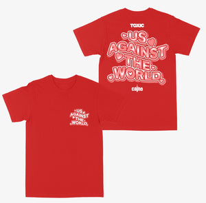 Us Against The World "Red" Tee.