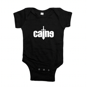 Caine Sword Logo "Black" Onesie