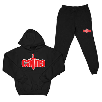 Caine White/Red Sword Logo 