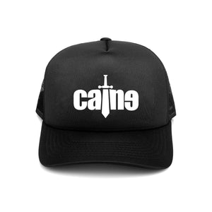 Caine Sword Logo "Black" Trucker Hat