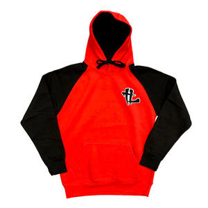TL Chenille "2Tone Red/Black" Hoodie
