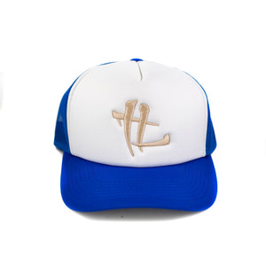 TL Logo "Tan Logo" Royal Blue Trucker Hat