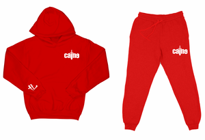 Caine Sword Logo "Red" Sweatsuit Top and Bottom