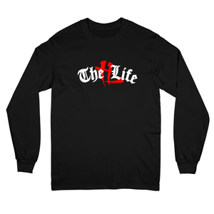 "TL Old English Logo" Long Sleeve Black.