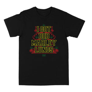 Bob Marley Lungs "Black" Tee