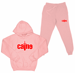 Caine Outline Sword Logo "Pink" Sweatsuit